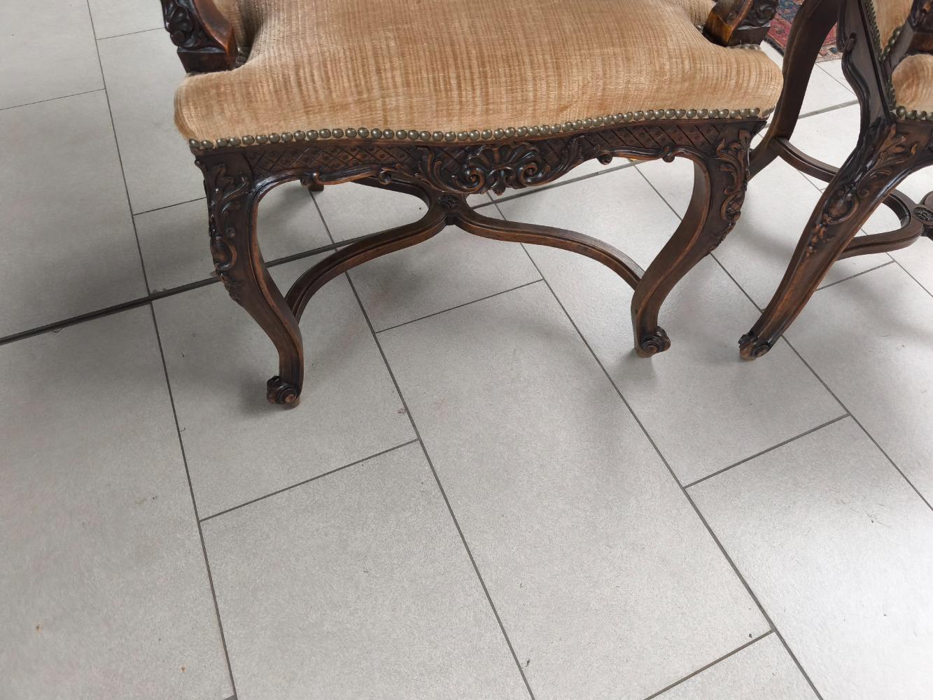 Paire de fauteuils lxv