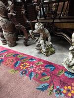 Ancienne décoration en béton 