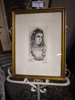 Ancienne gravure arabisant 