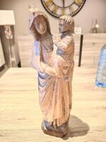 Bois sculpté en chêne -150 euros 