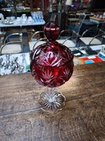 Bonbonnière en cristal val saint Lambert - 400 euros 