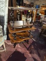 Lot de 3 tables de salon pieds de vigne 
