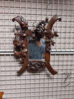 Miroir black forest bois sculpté 