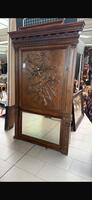 Miroir bois sculpté 