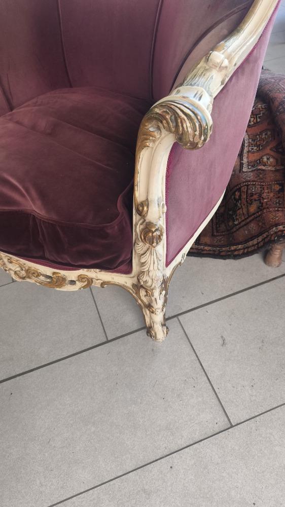 Paire de fauteuils rococo 