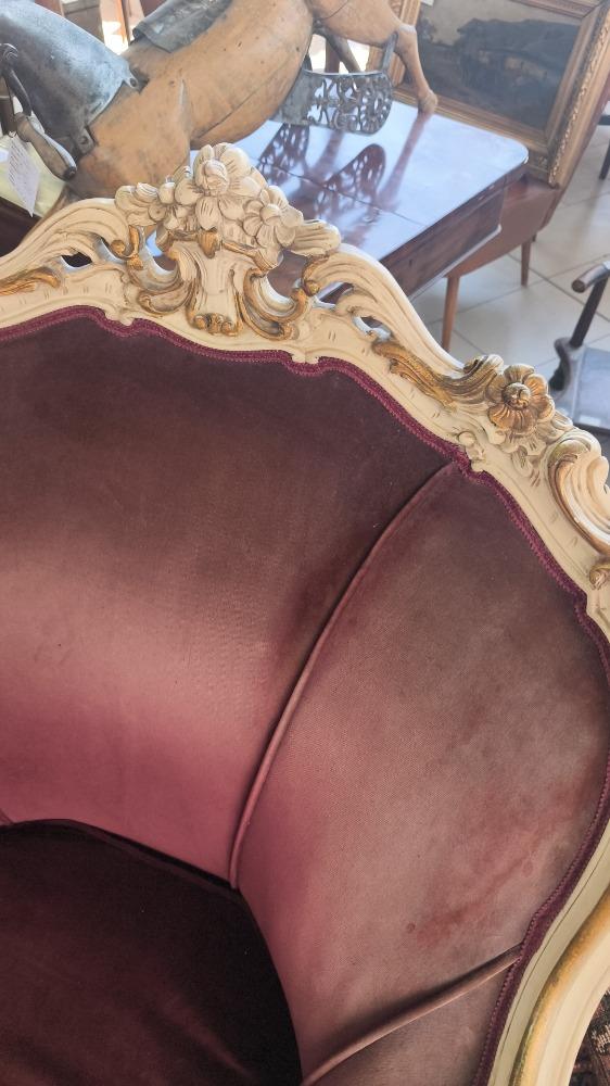 Paire de fauteuils rococo 