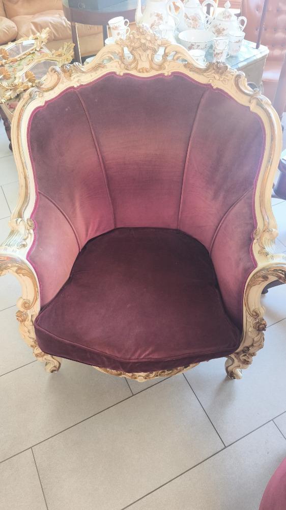 Paire de fauteuils rococo 