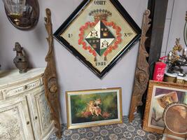 Paires de boiseries tête d anges 