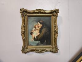 Peinture huile sur cuivre 